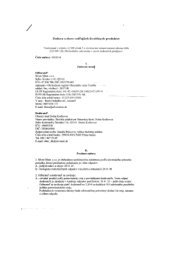 Zmluva o zbere vedľajších živočíšnych produktov - dolne