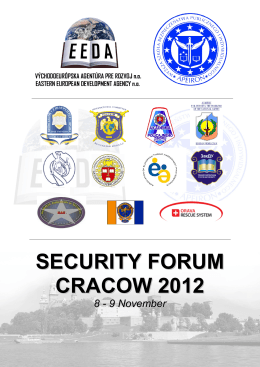 SECURITY FORUM CRACOW 2012