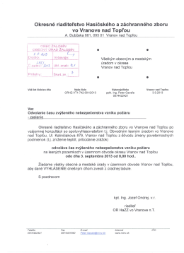 Okresné riaditeľstvo Hasičského a záchranného zboru