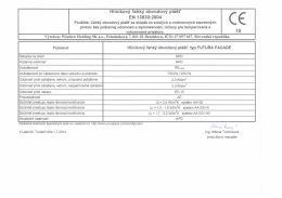 Hlin&iacute;kov&yacute; ľahk&yacute; obvodov&yacute; pl&aacute;&scaron;ť EN 13830:2004