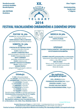 Stredoslovenske` Obec Telg&aacute;rt