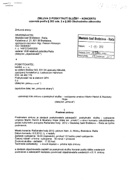 zMLUvA o PosKYTNUTi sLUżBY