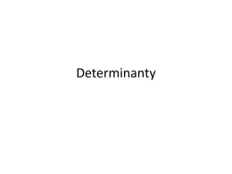 Determinanty
