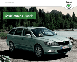 ŠKODA Octavia – cenník - Euromotor spol. sro