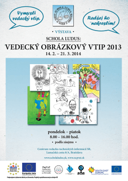 Výstava SCHOLA LUDUS: Vedecký obrázkový vtip 2013
