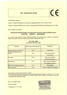 Certifik&aacute;t Mediteran