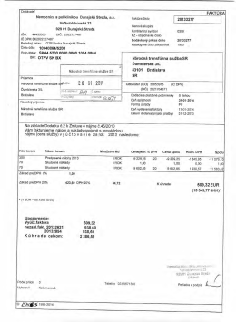 Vel`koblahovská 23 929 01 Dunajská Streda
