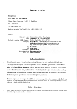 IČO : 36383074 - Nemocnica Sv&auml;t&eacute;ho Michala, as