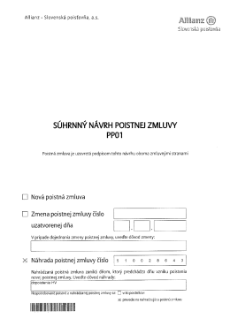 sÚHRNNÝ NÁVRH PolsTNEJ zMLUvY PPO1