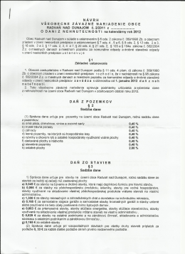 VZN 2/2011 - Radvaň nad Dunajom