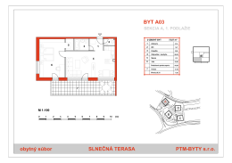 BYT A03 sEthA A, 1. PODLAŽIE