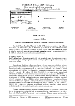 OKRESNÝ ÚRAD BRATISLAVA