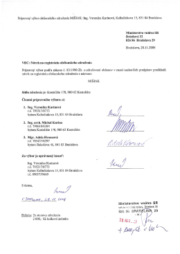 Prípravný výbor občianskeho združenia MIŠIAK: Ing