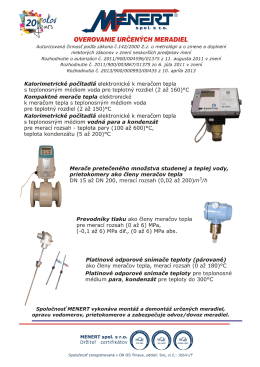Ponuka služieb &ndash; Overovanie a Kalibr&aacute;cia meradiel.pdf