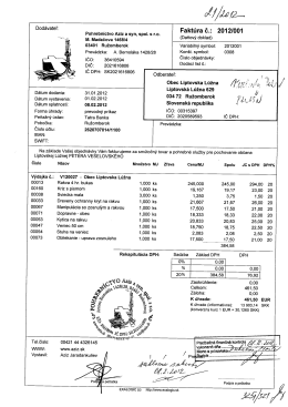 Dodávateľ: Pohrebníctvo Aziz a syn, spol. s r.o. M