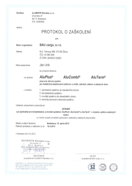 IČO: 36284998 - BAU cargo, sro
