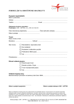 Formulár na odstúpenie od zmluvy.pdf - CAR