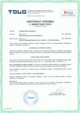 Certifik&aacute;t