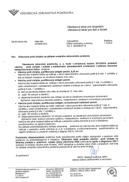 V&scaron;ZP usmernenie pre PZS