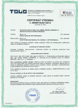 Certifikát