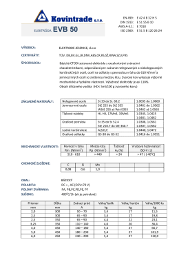 EVB ELEKTRÓDA EVB 50