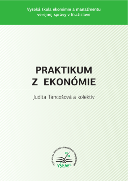 PRAKTIKUM Z EKONÓMIE