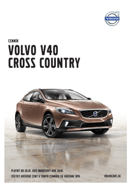 cenník - Volvo Cars
