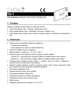 Satel TD-1 manual sk.pdf