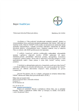 Bayer Healthcare - Bayer spol. s r. o.
