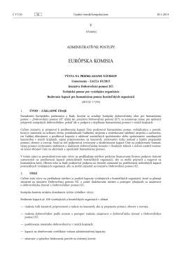 Usmernenia – EACEA 03/2015 – Iniciatíva Dobrovoľníci - EUR-Lex