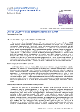 mimeType=application/pdf;OECD Multilingual Summaries OECD Employment
