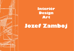 Jozef Zamboj - Priestor je hra nášho videnia a vnímania.