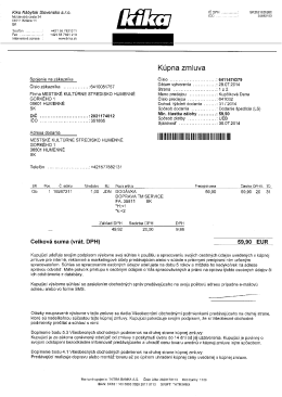 Kika Nábytok Slovensko S_r_ 0_ Ic DPH .......... ..: SK2021820260