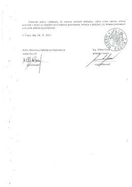 Zmluvn&eacute; strany` Vyhlasuj&uacute;, Že zmluvu uzavreli slobodne, v&aacute;žne a