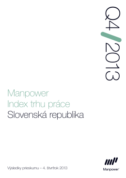 CACHEID=17beba4e-a86b-4c61-938a-2d084d4ff710;Manpower Index trhu práce Slovenská republika