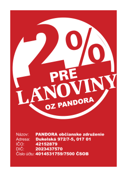 2% pre LÁNOVINY - Povazska Bystrica