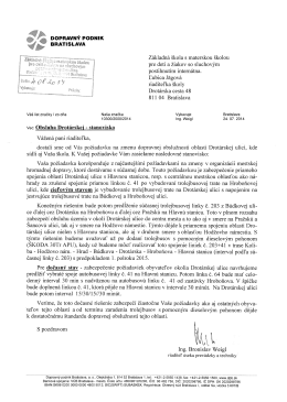 stanovisko - Z&aacute;kladn&aacute; &scaron;kola s materskou &scaron;kolou pre deti a žiakov so