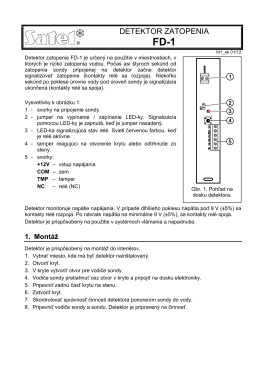 Satel FD-1 manual sk.pdf