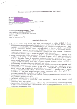 bydlisko` _ __ pracovisko: l Dohoda o uznaní záväzku a splátkovom