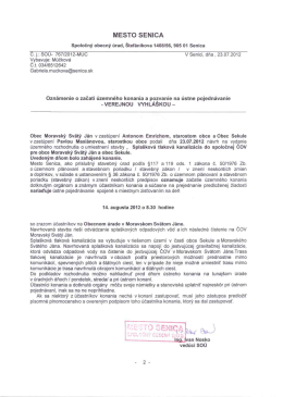 Kompletná informácia na stiahnutie.