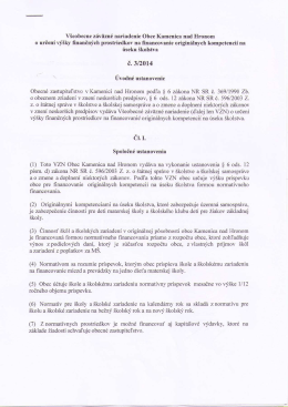 o určen&iacute; v&yacute;&scaron;ky finančn&yacute;ch prostriedkov na financovanie origin&aacute;lnych