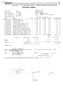 Ing.Ján Strapec-OXICO, Panónska cesta 6/3819, 85104 Br: T612+
