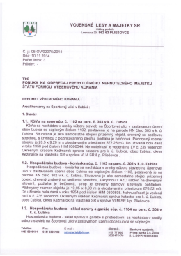 voJENsKĚ LEsY A MAJETKY sR - Vojensk&eacute; lesy a majetky SR, &scaron;.p.