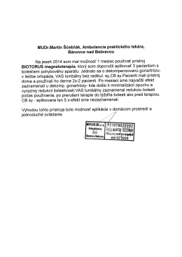MUDr. Martin Ščešňák, ambulancia praktického lekára, MEDICARE