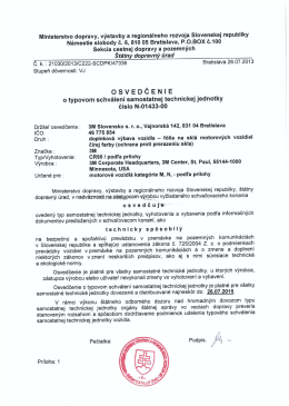 Ministerstvo dopravy, v&yacute;stavby a region&aacute;lneho rozvoja Slovenskej