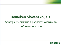 Heineken Slovensko, a.s.