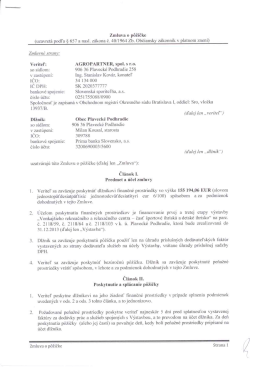 Zmluva o pôžičke (uzavretá podľa § 657 a nasl. zákona Ě. 4tlfl96=l