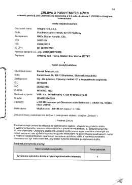 Optick&yacute; k&aacute;bel - Integra TDS, s.r.o.