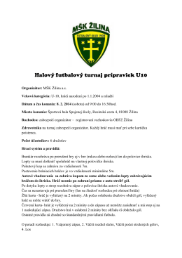 Turnaj U10 MŠK Žilina 2014.pdf