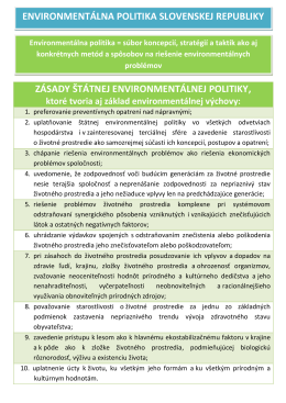 Výukový materiál č.5 environmentálna politika SR ( 190.54 KB )